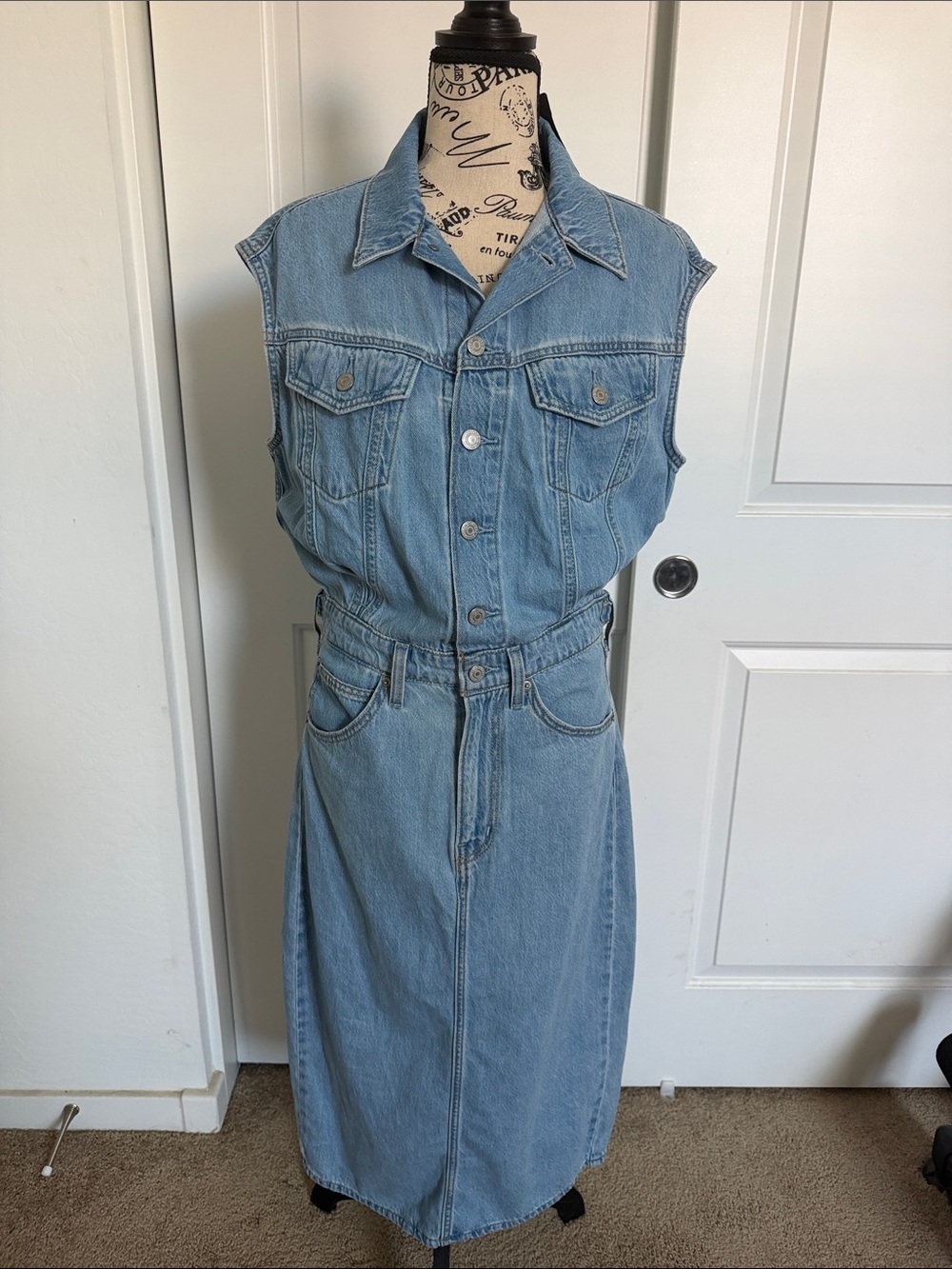 Levi's Iconic Sleeveless Denim Dress - NWT